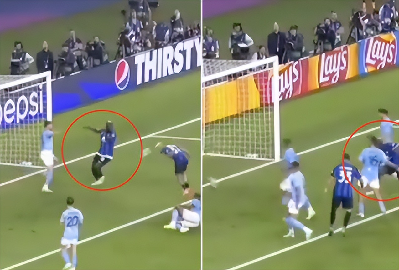 这程度是间谍啊...阻止队友射门