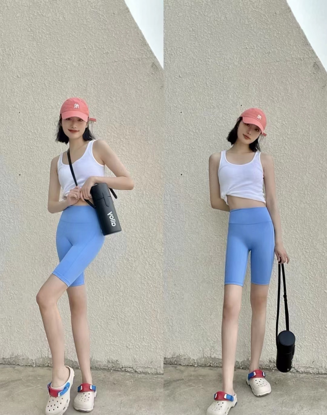 夏天短裤上衣搭配什么鞋子好看,白色短裤配什么上衣和鞋子好