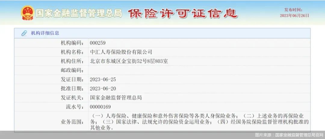 从寿险公司转行到财险公司,天安人寿怎么转中汇人寿