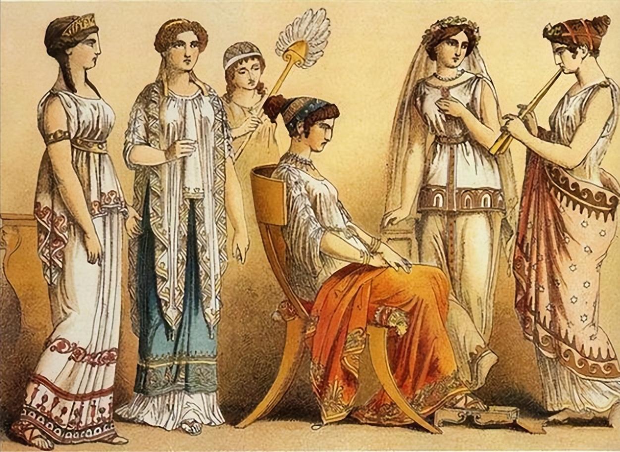 古希腊服饰设计,古希腊服装是用什么面料做的