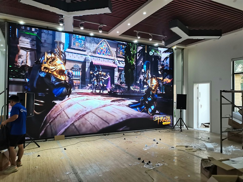 智显立诺LED显示屏闪耀某文化传媒公司直播间