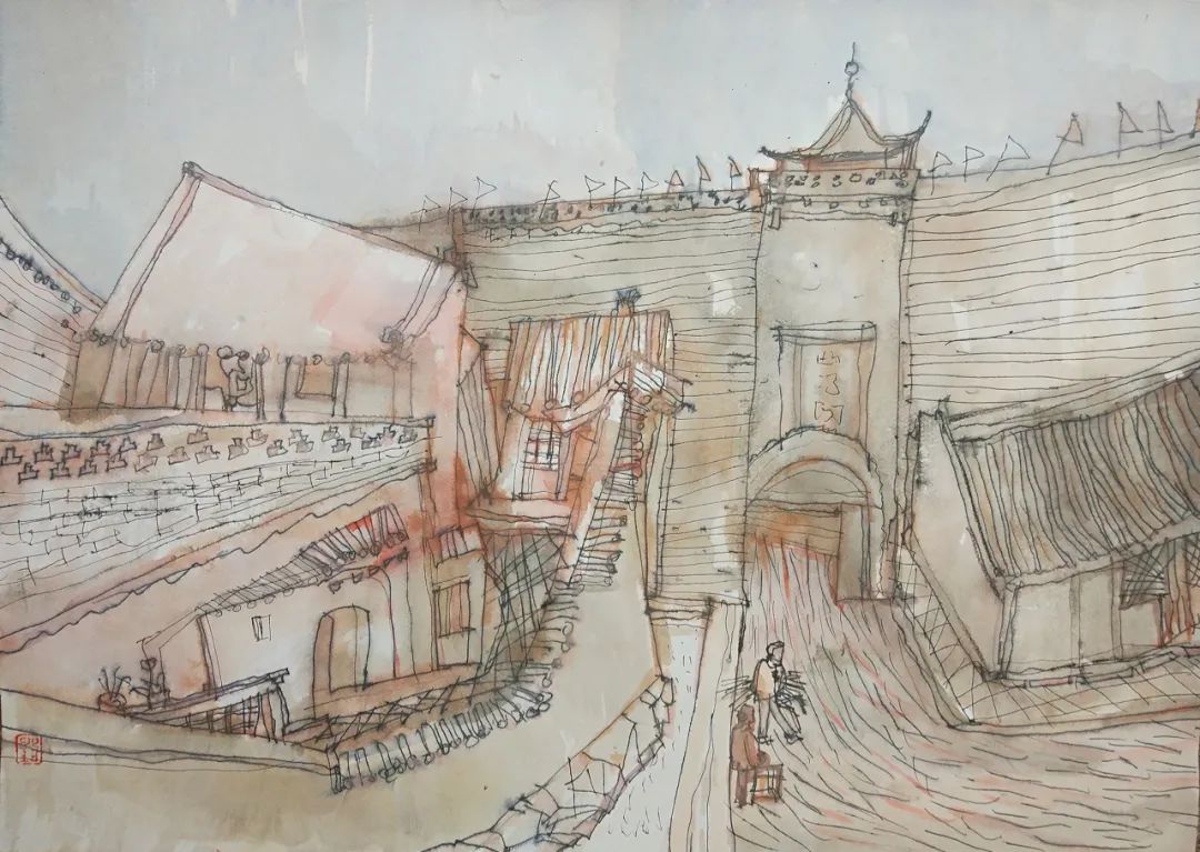 刘筱静山水作品欣赏,刘筱静水墨画作品欣赏