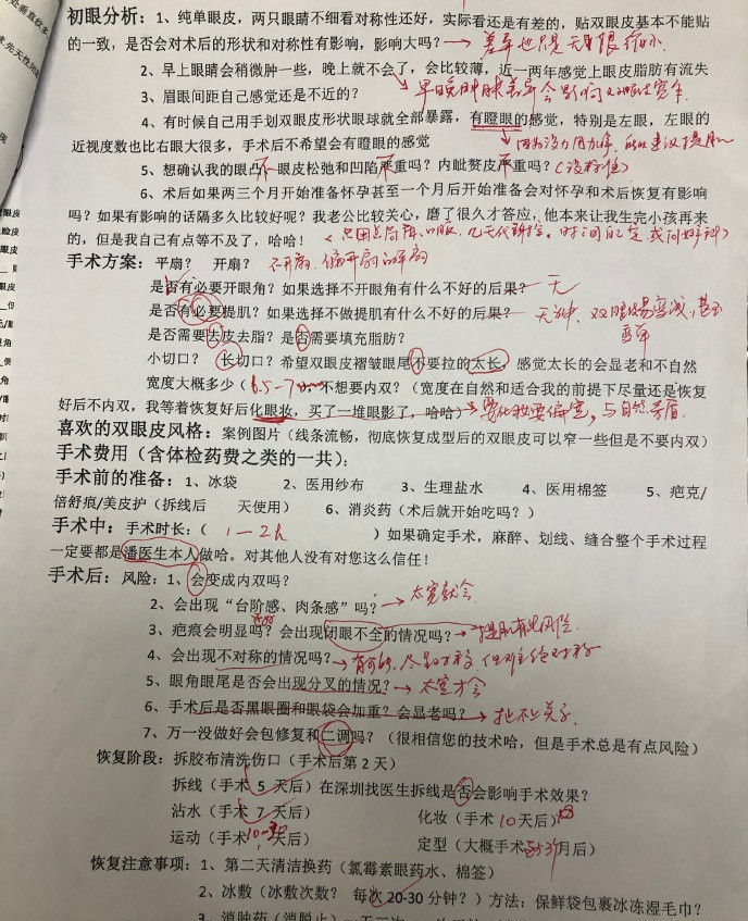 做双眼皮攻略需要带什么,做双眼皮必须问的几个问题