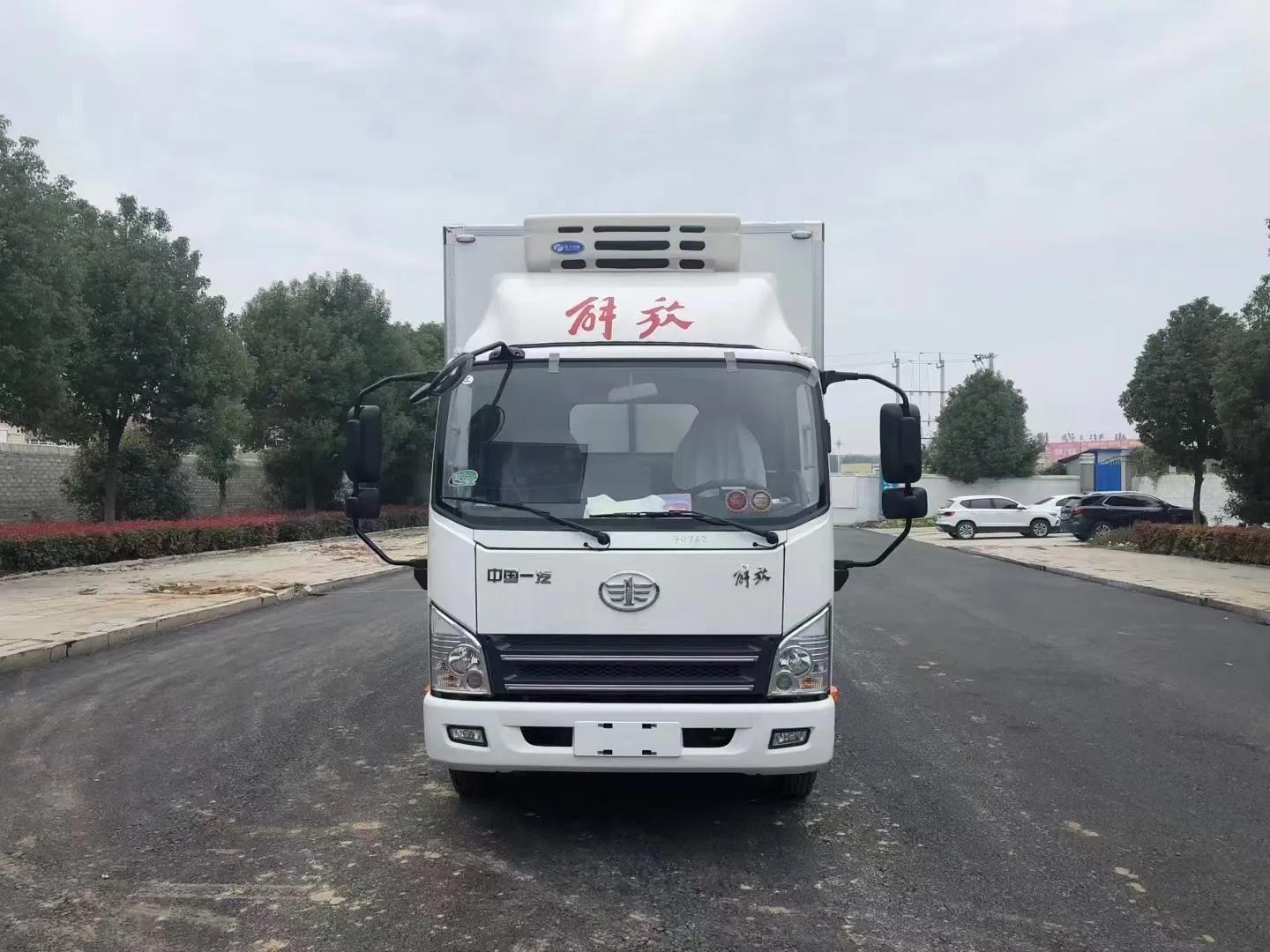 19年解放4米2冷藏车报价,4米2解放国六冷藏车