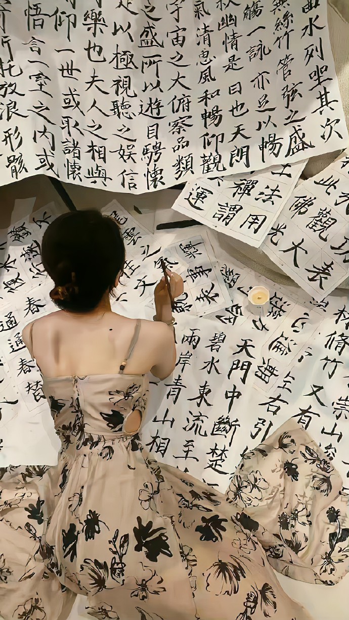 古风壁纸风景书法,古风桌面壁纸书法