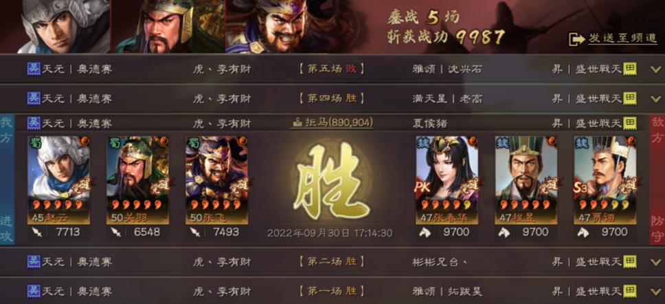 三战最强五虎,三战最强五虎战法