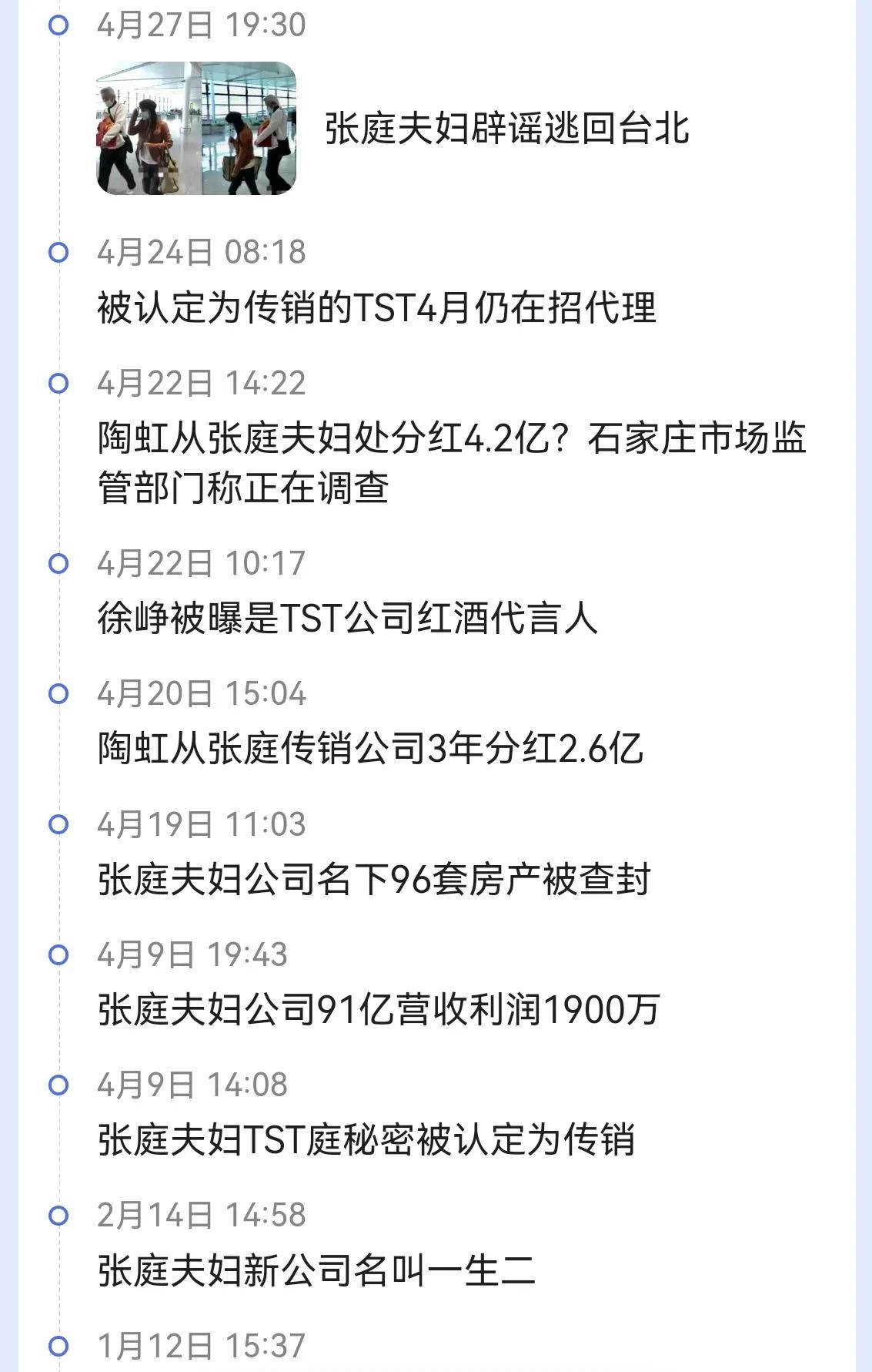 张庭涉传销事件最新进展,张庭夫妇所涉传销案细节