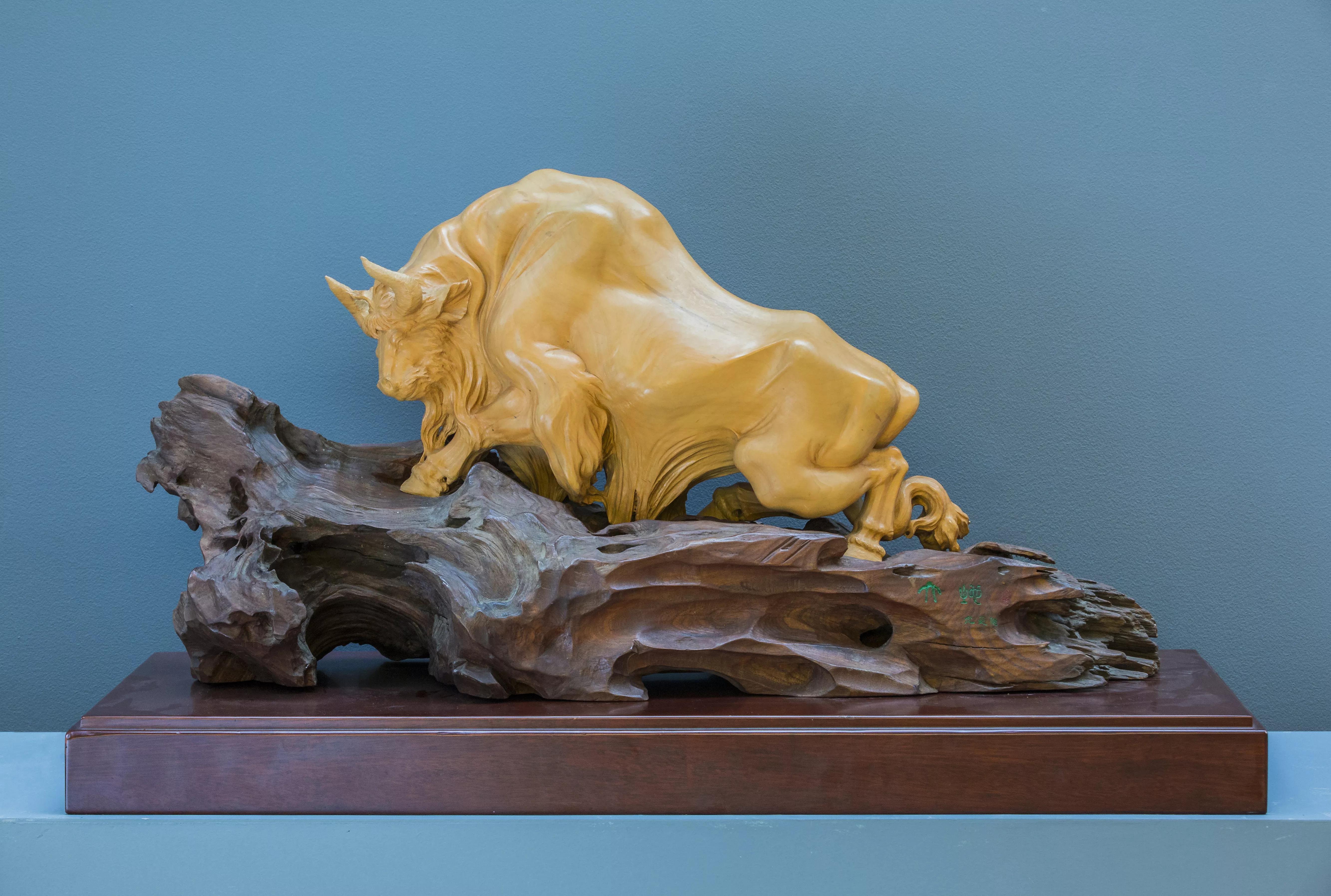 中国工艺美术大师虞定良黄杨木雕精品欣赏