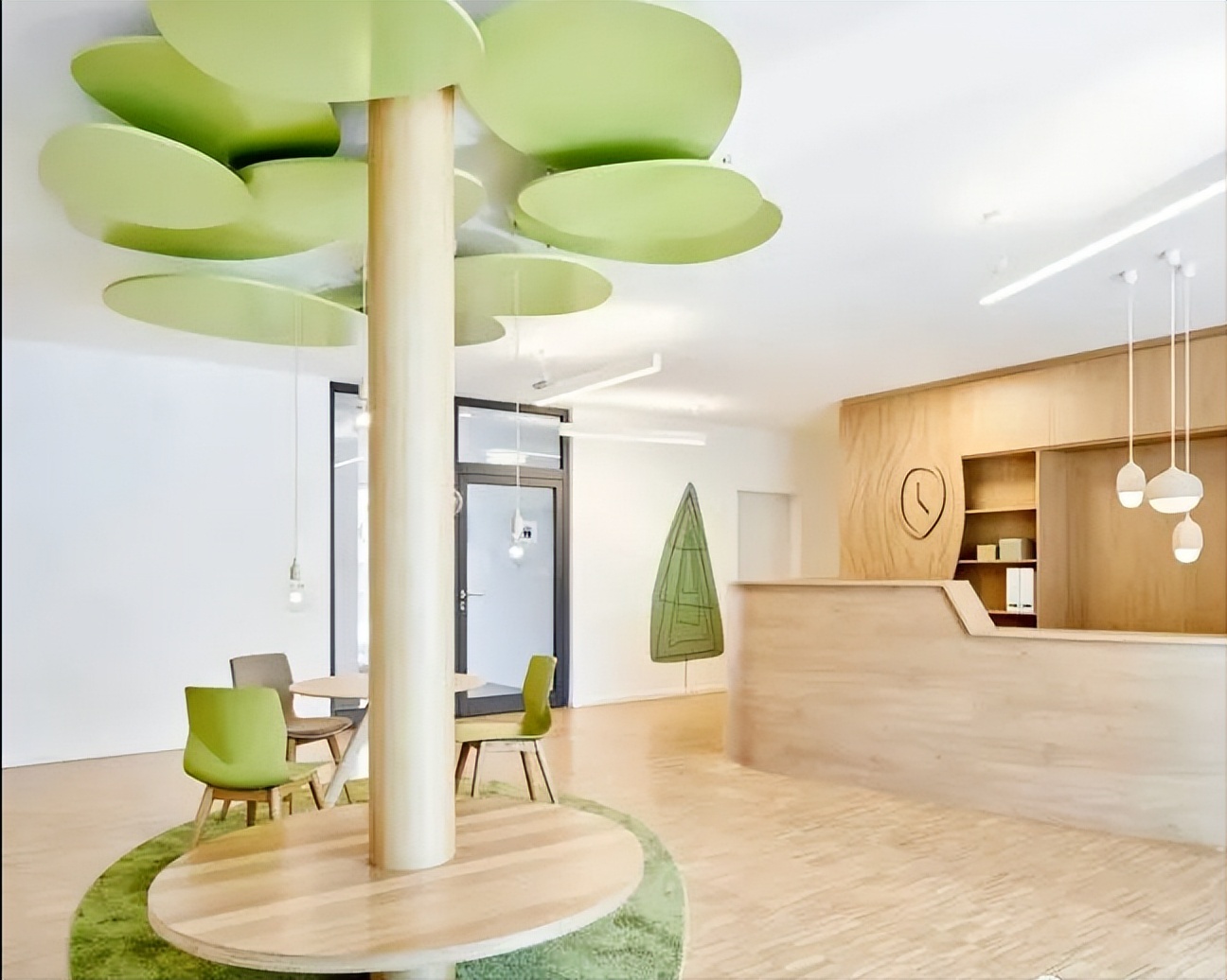 中医门诊设计效果图,特色门诊设计