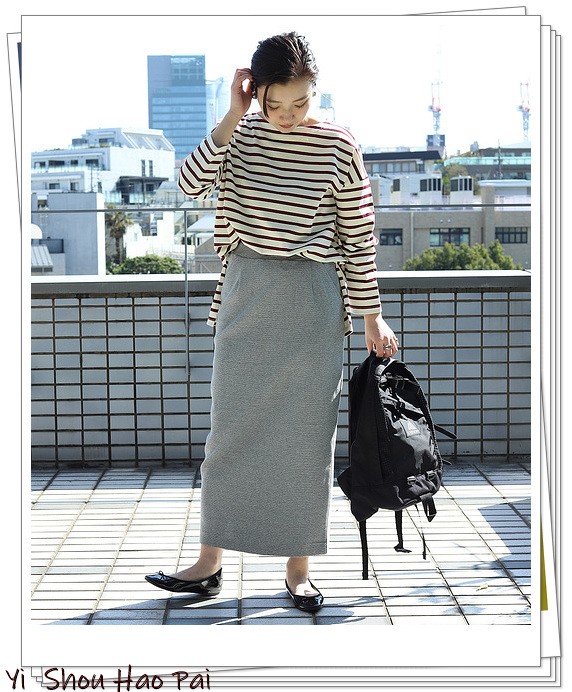 灰色半身裙如何穿搭图片,灰色半身裙高级感穿搭