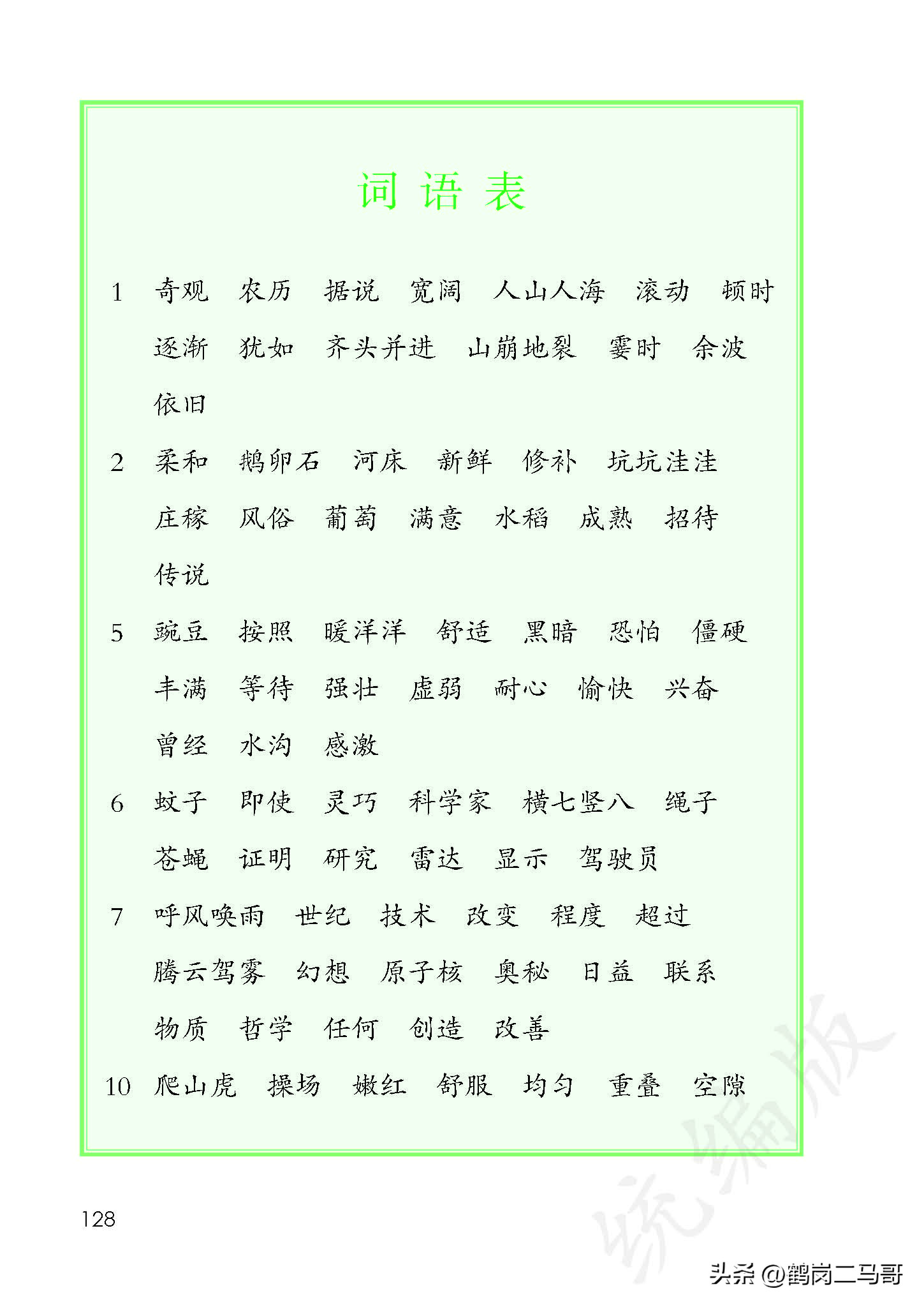 暑假预习资料小学,四年级下册语文课本第17课预习