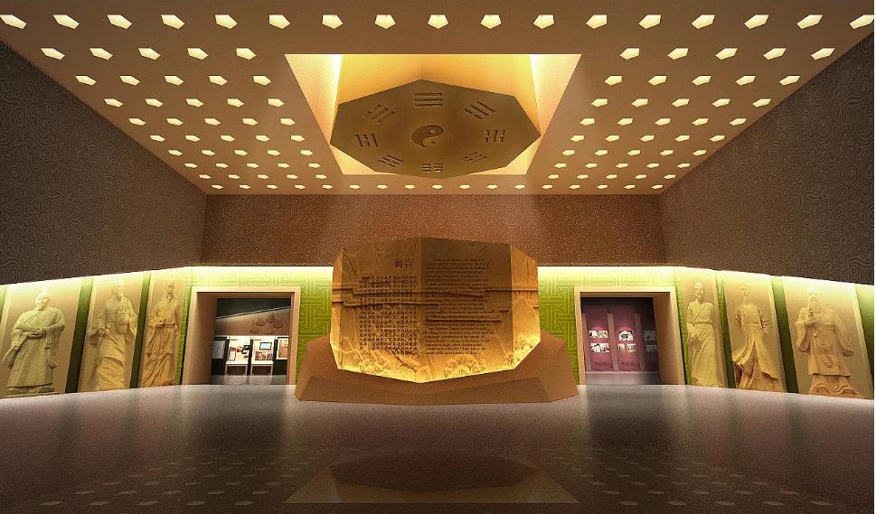 博物馆展厅设计方案及效果图,博物馆展厅布局设计方案