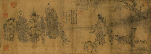 中国历代名画鉴赏图文,100幅历代名画欣赏