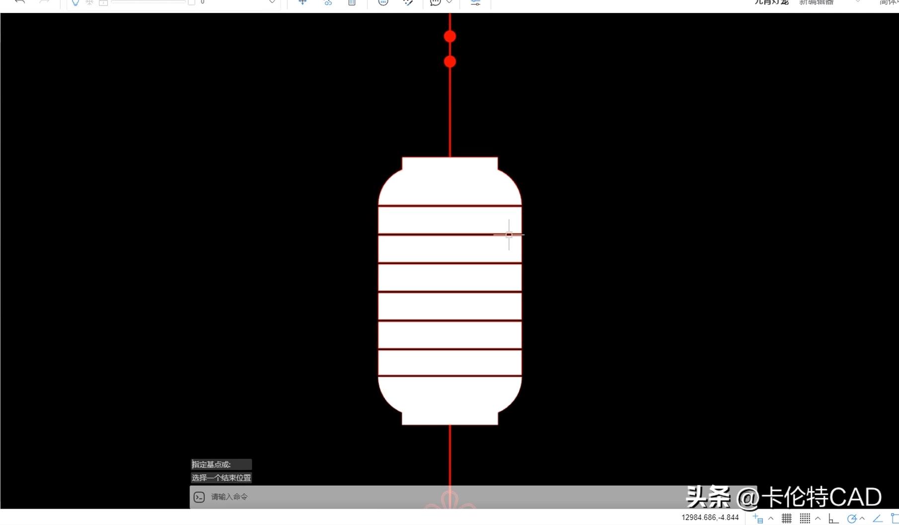 cad2007怎么画灯笼,cad灯笼怎么做教程简单