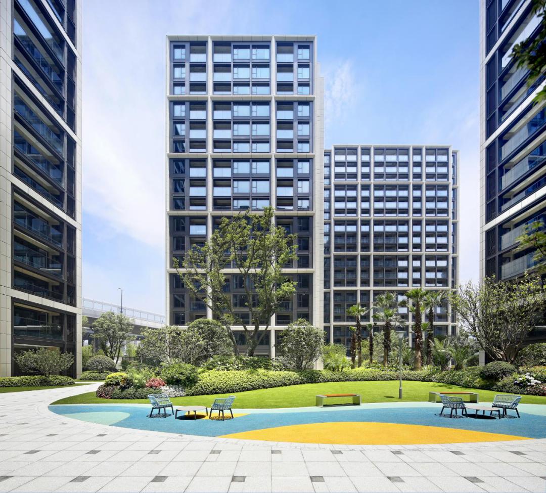 斜切转角楼梯立面施工图,建筑立面效果设计处理手法