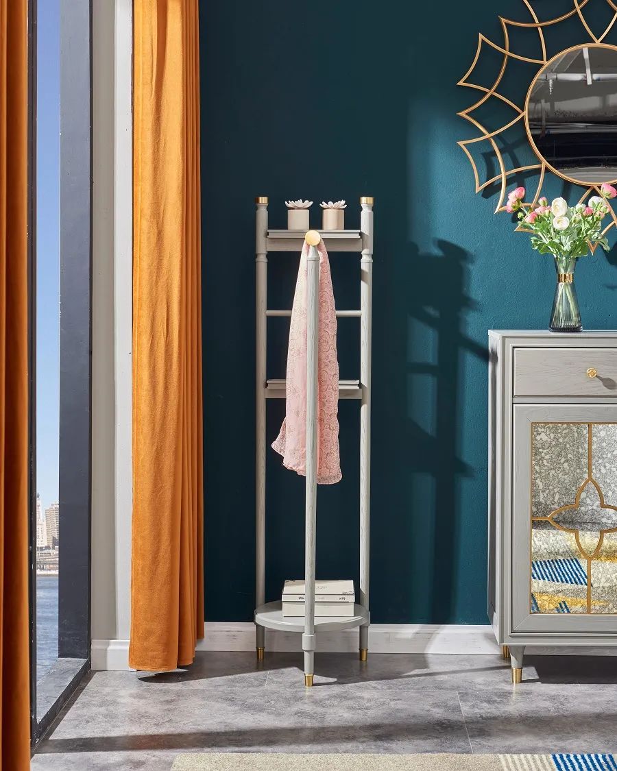 家逸实木衣帽架,实木衣帽架打造居家好帮手