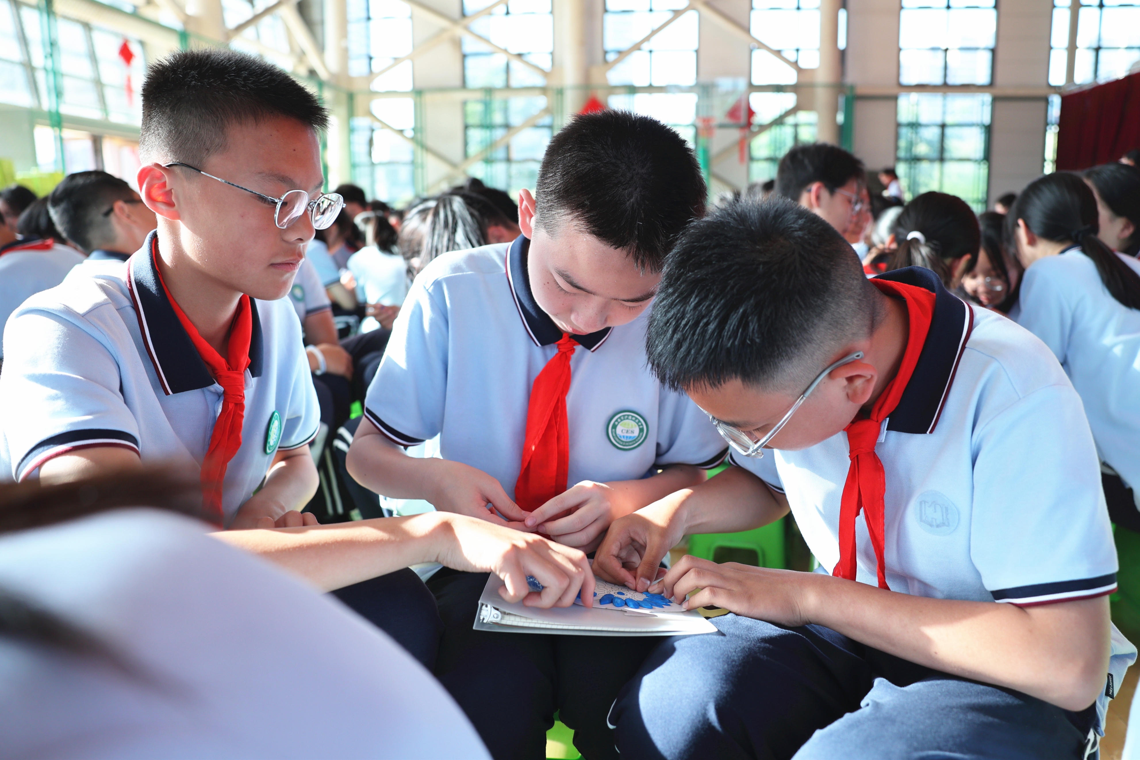 校园操场创意走秀,西安欧亚学校走秀