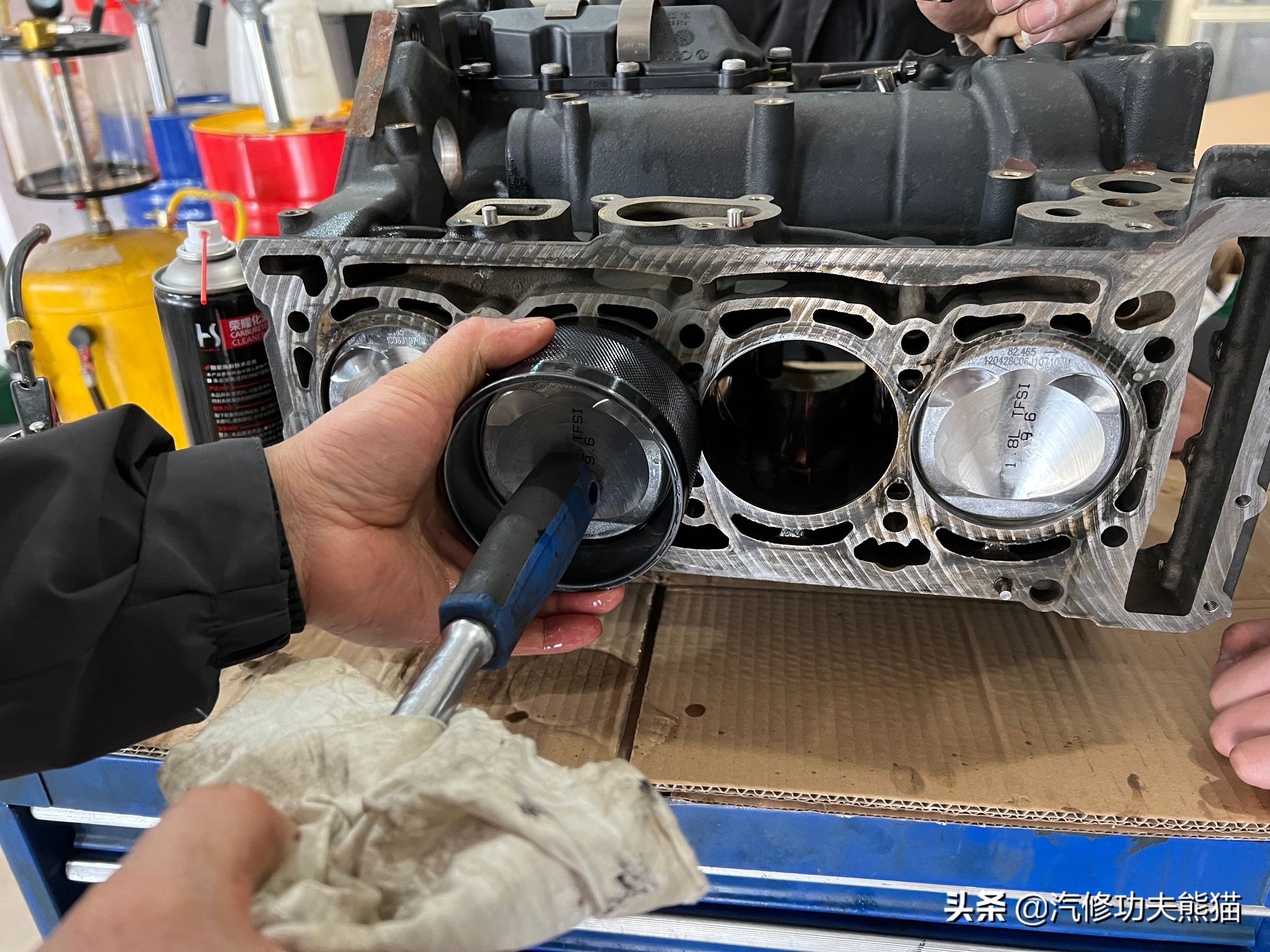 北京维修途观烧机油,途观9万公里严重烧机油原因