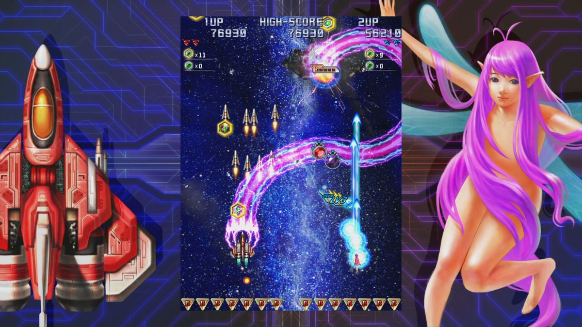 加入混音版音乐的《雷电4》，玩起来更带感了