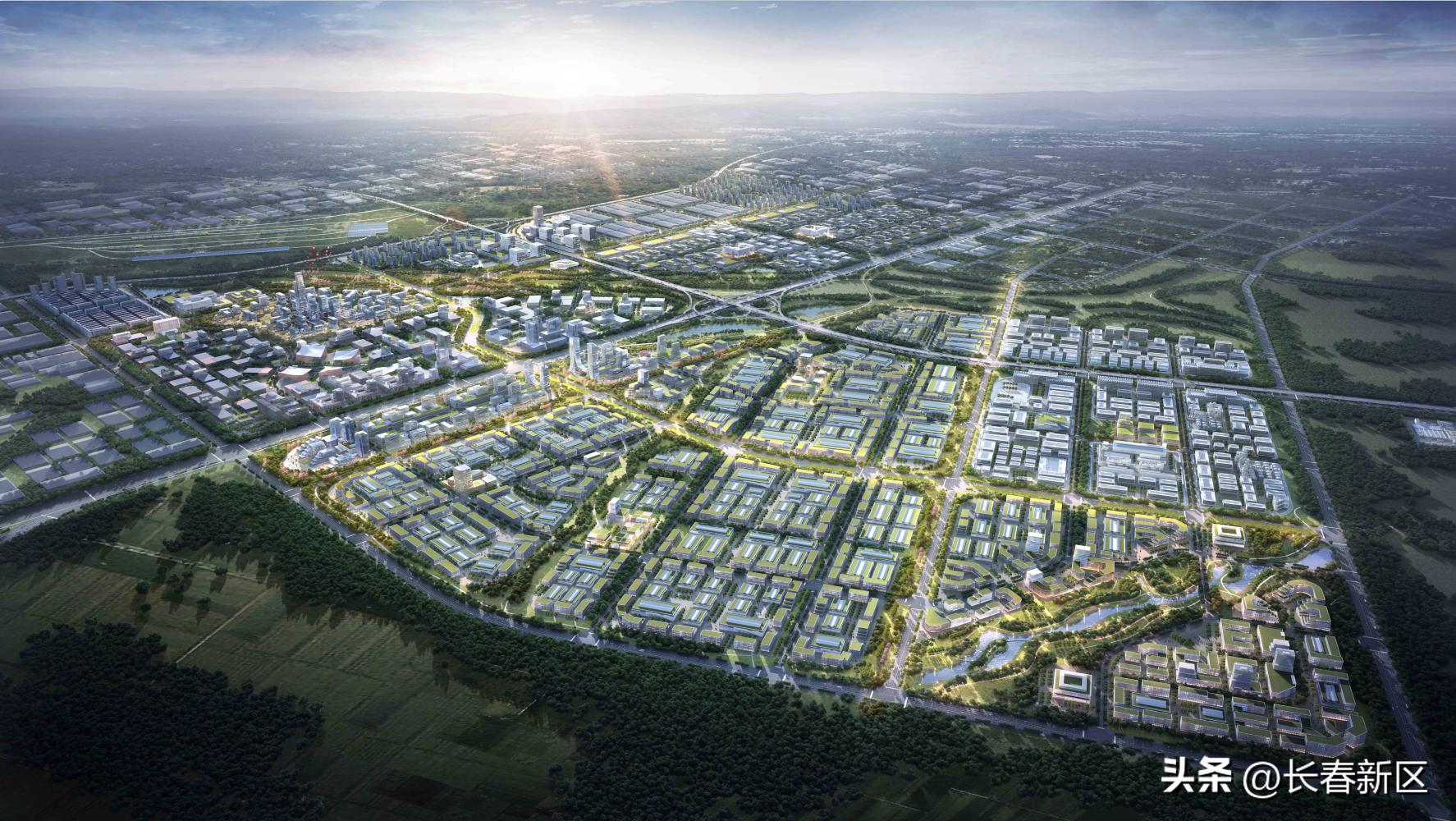 长春新区修建的快速路,长春新区轨交规划图