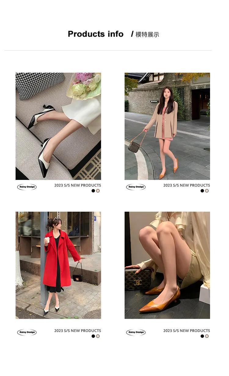 法式设计师款鞋,法式尖头单鞋设计师