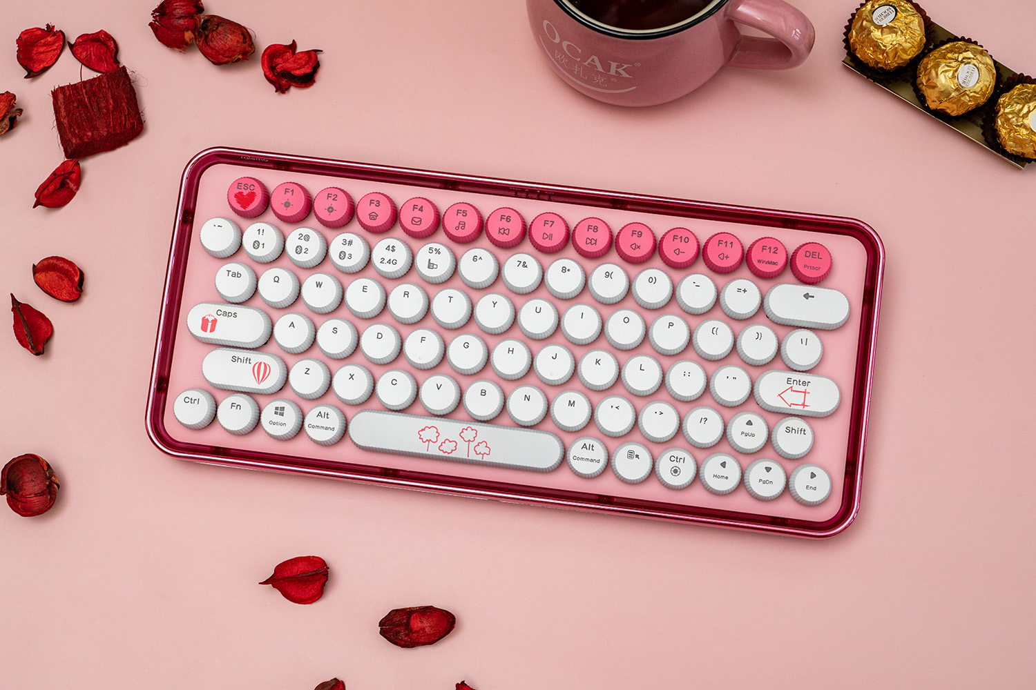 雷柏ralemopre5新春版机械键盘,雷柏ralemopre5圣诞定制版