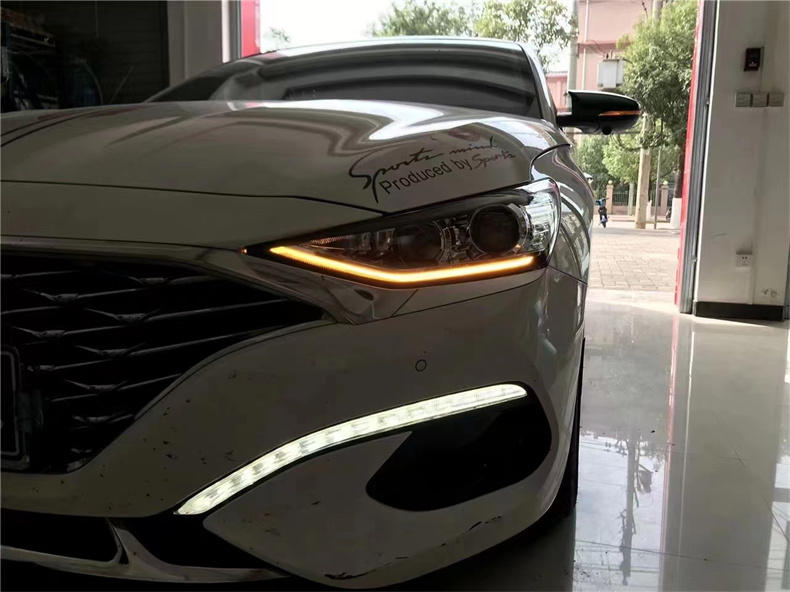 现代菲斯塔车灯怎么调,现代菲斯塔日间行车灯改成大灯