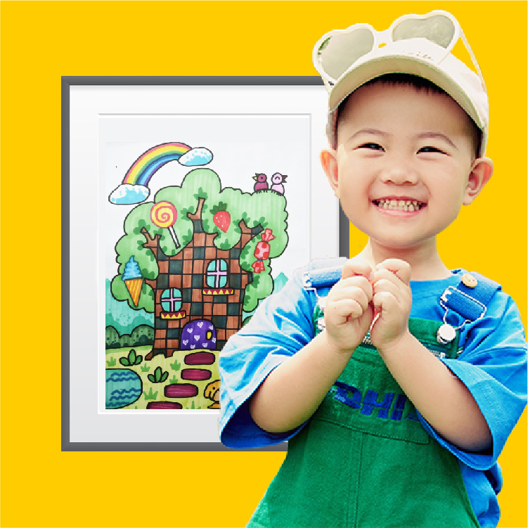 用颜料和画笔画画,孩子开始学画画需要准备的材料