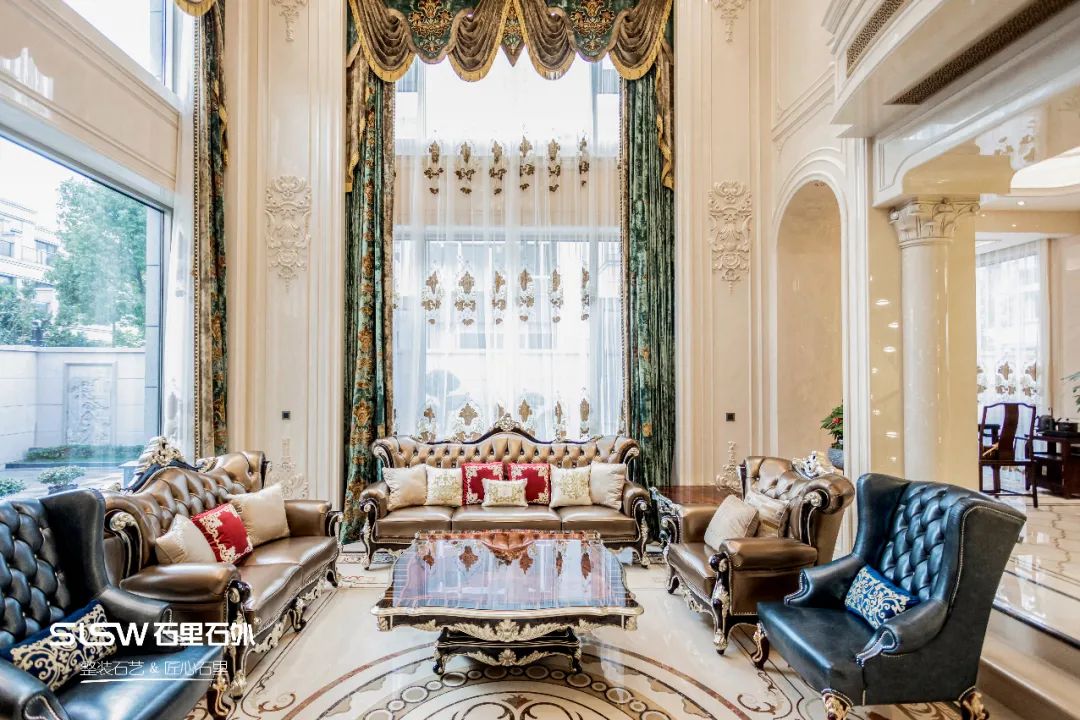 别墅欧式风格大理石装修报价 (人造大理石别墅欧式装修)