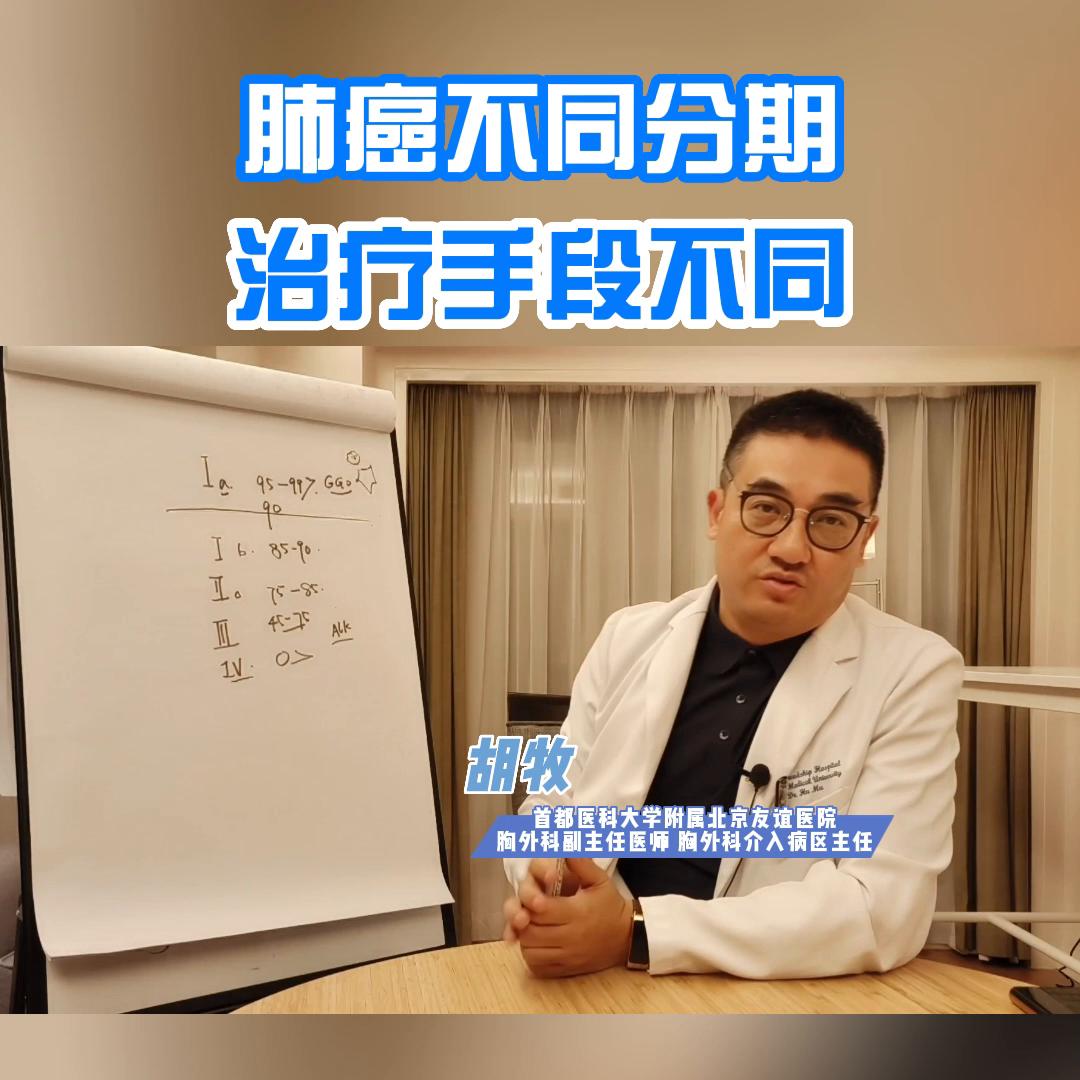 预防肺癌抖音短视频,肺癌不同分期