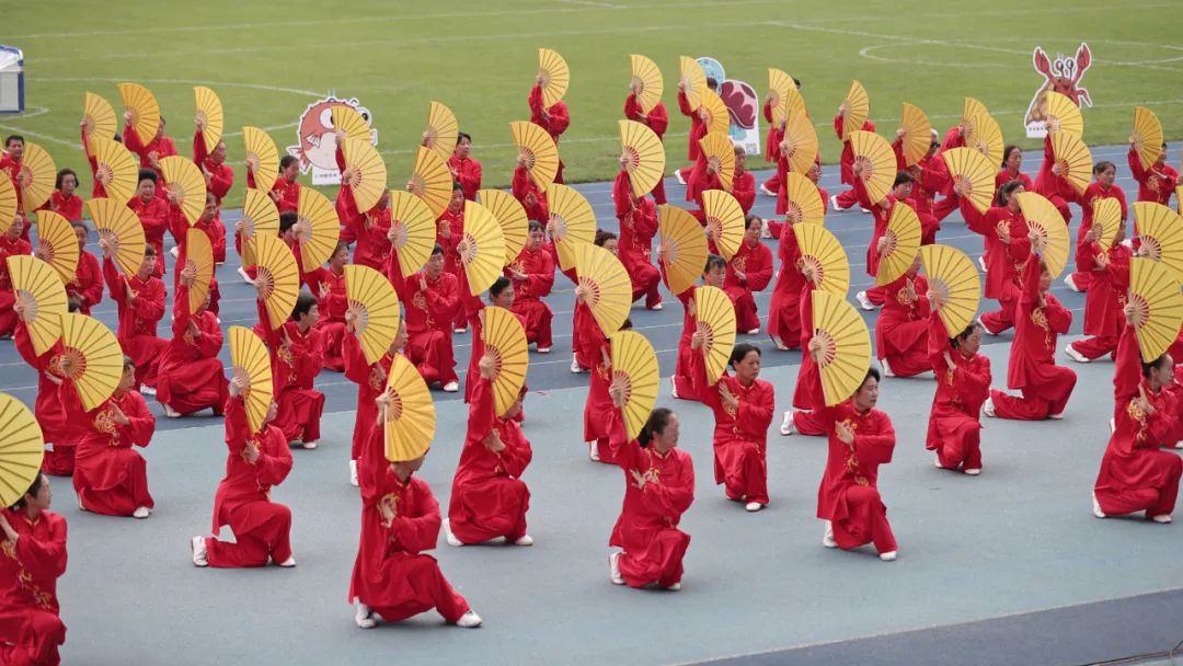 太极功夫扇全民健身,太极全民健身大会