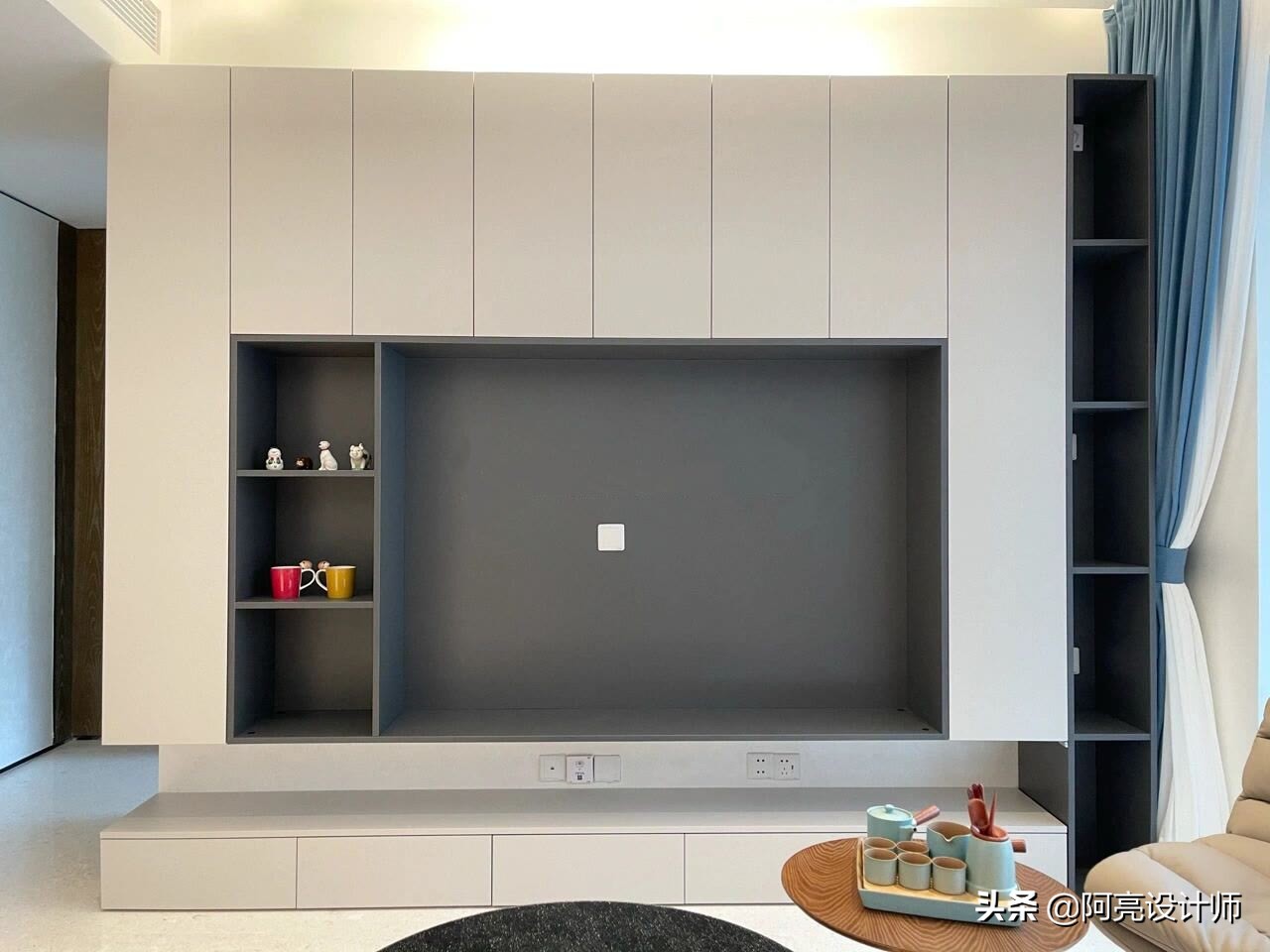 各种电视柜尺寸图片大全,背景墙3.6米悬空电视柜的最佳尺寸