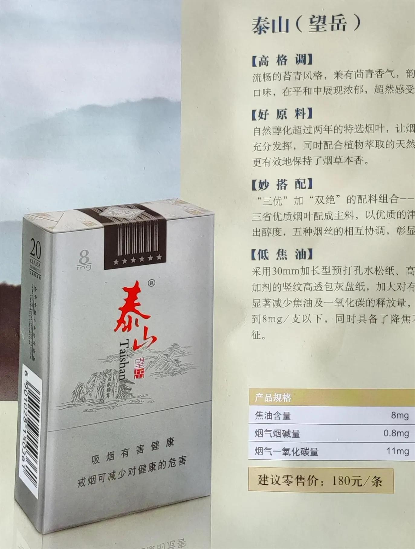 泰山将军香烟多少钱一条,泰山将军烟有哪些