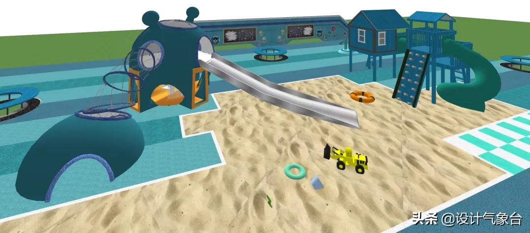 滑梯儿童房间小空间设计,室内儿童游乐场如何设计