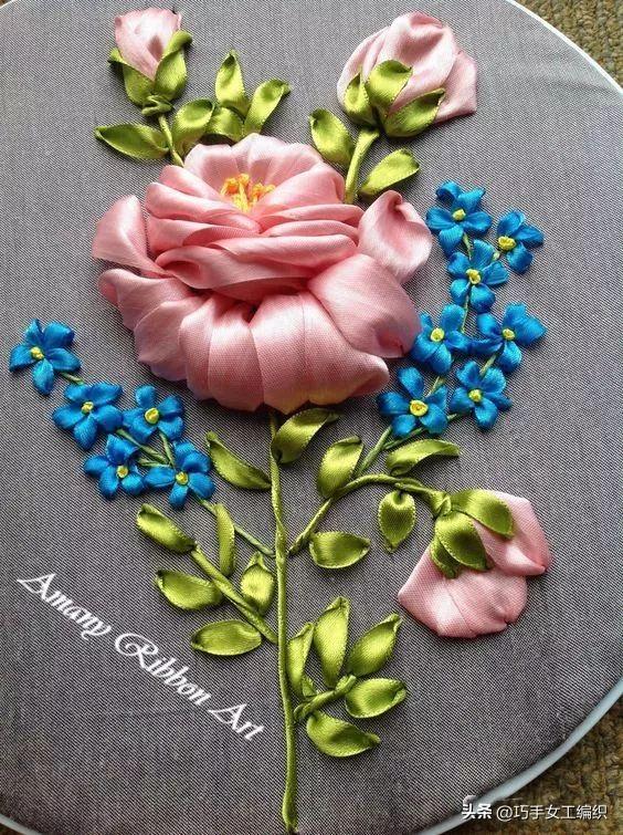 丝带绣新款十字绣,刺绣十字绣今年新款