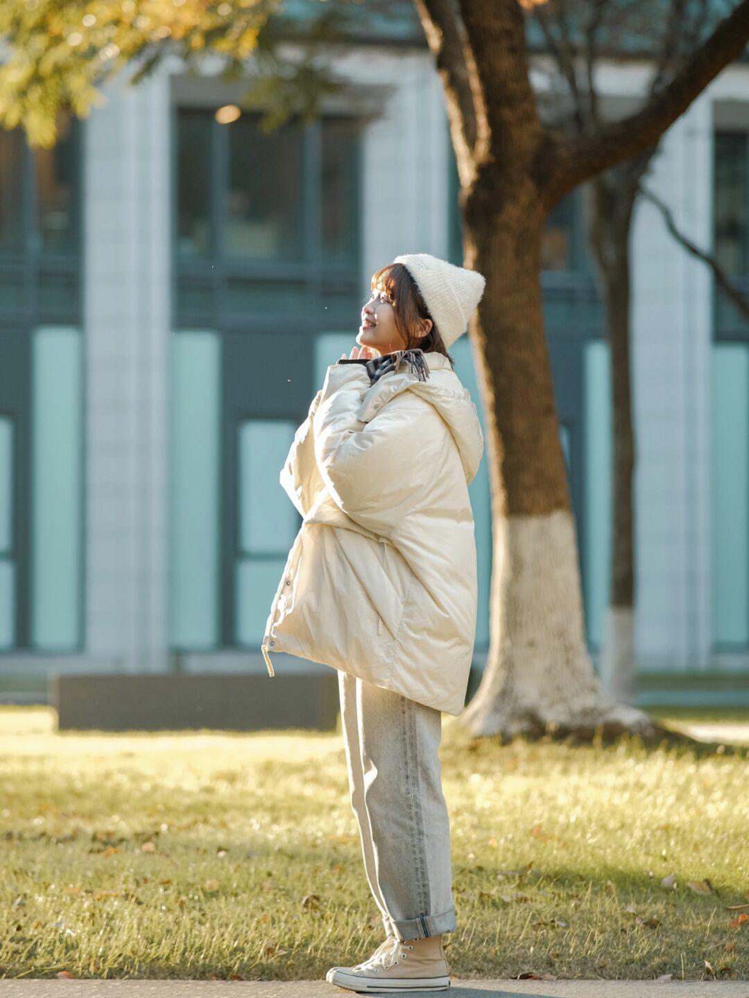 小个子好看又百搭的羽绒服,小个子穿搭羽绒服显高显气质