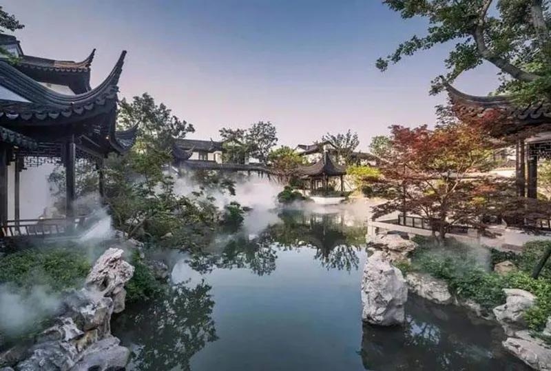 中国古典园林意境的三个设计手法,古典园林的构景手法