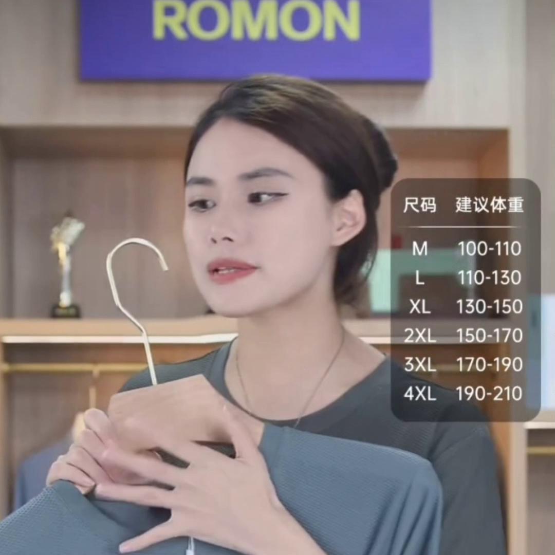 罗蒙男士短袖t恤夏季新款翻领,罗蒙长袖男款夏季圆领T恤