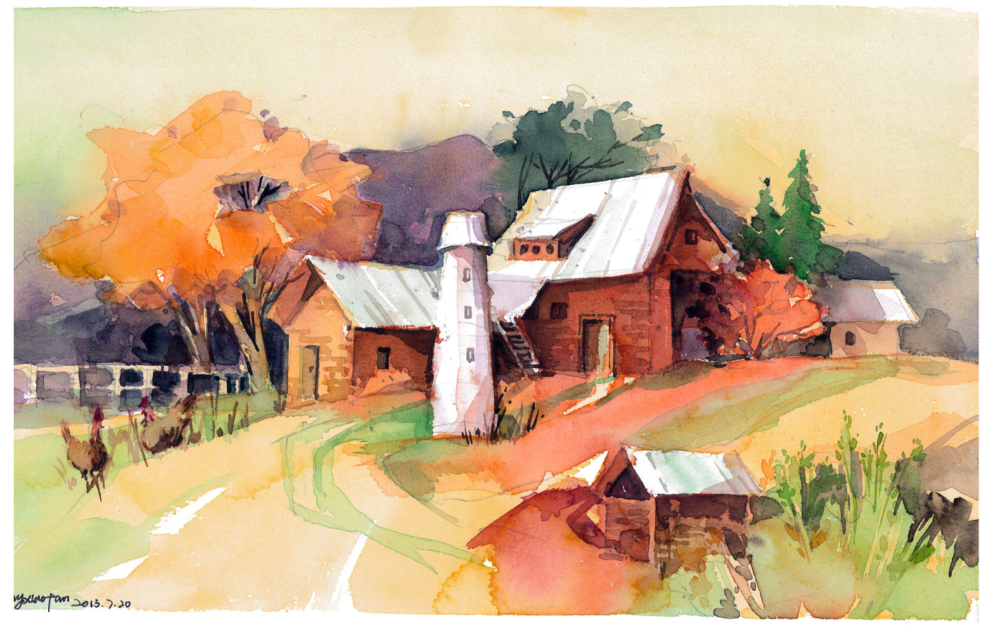 初学者水彩颜料24色水彩工具套装,水彩颜料36色固体水彩套装