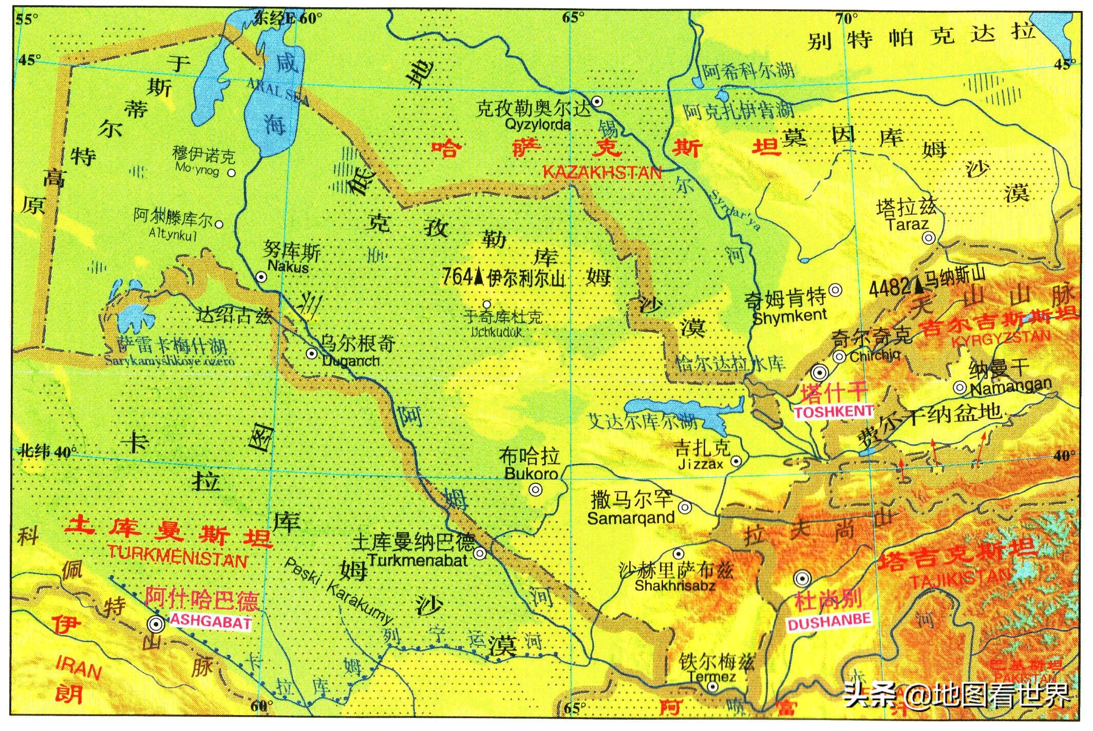 国家趣谈46：资源丰富、美女如云，曾为我国领土的中亚如今怎样？