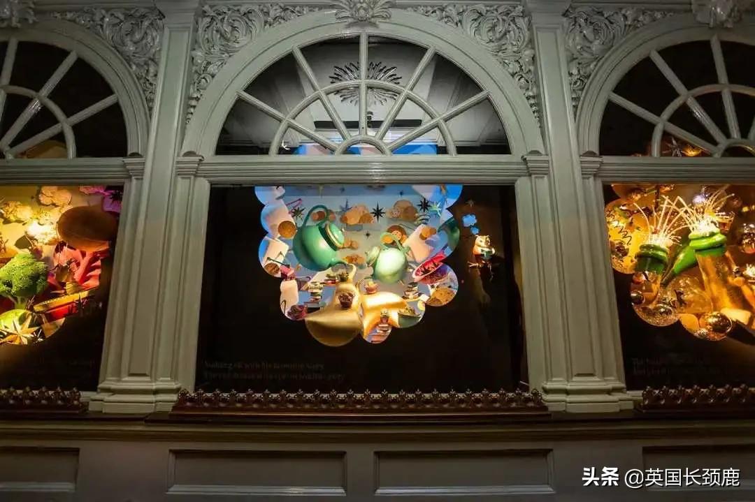 伦敦圣诞橱窗,2021年英国圣诞
