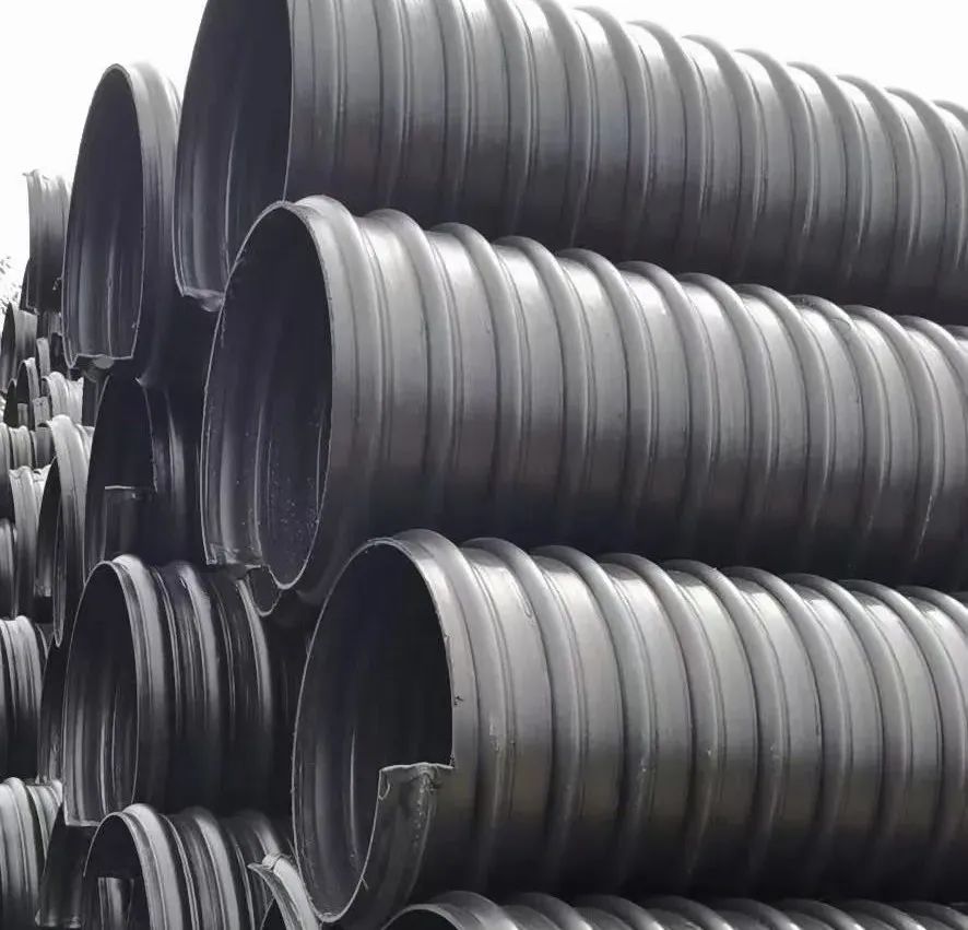 hdpe钢带增强波纹管缺点,河南pe钢带增强螺旋波纹管厂家
