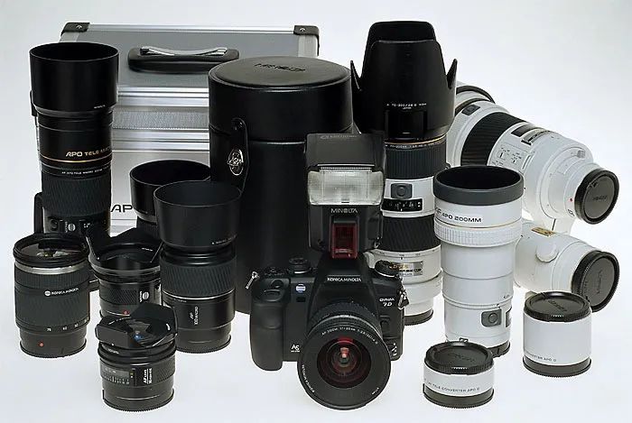 美能达专业单反相机,美能达第一款数码单反