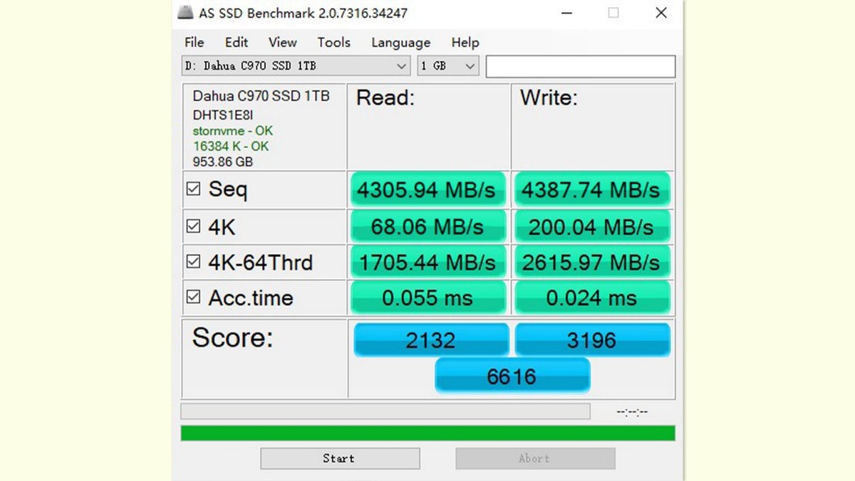 高速m.2256g推荐,大华固态c800硬盘测评