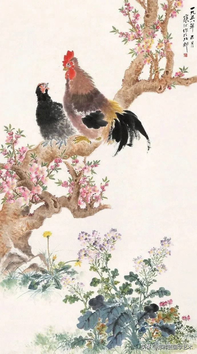 岁月千年鬓满霜,红霞天际远,蜂飞蝶舞醉花香