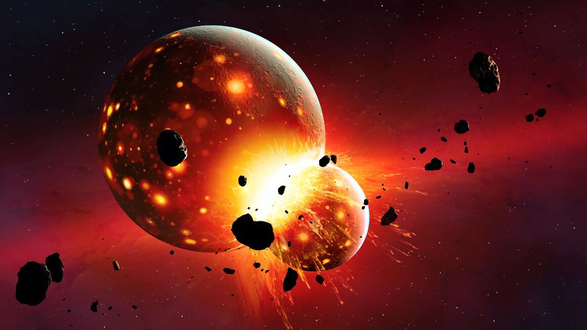 月球起源45亿年前的大碰撞,探秘月球的100个未解之谜