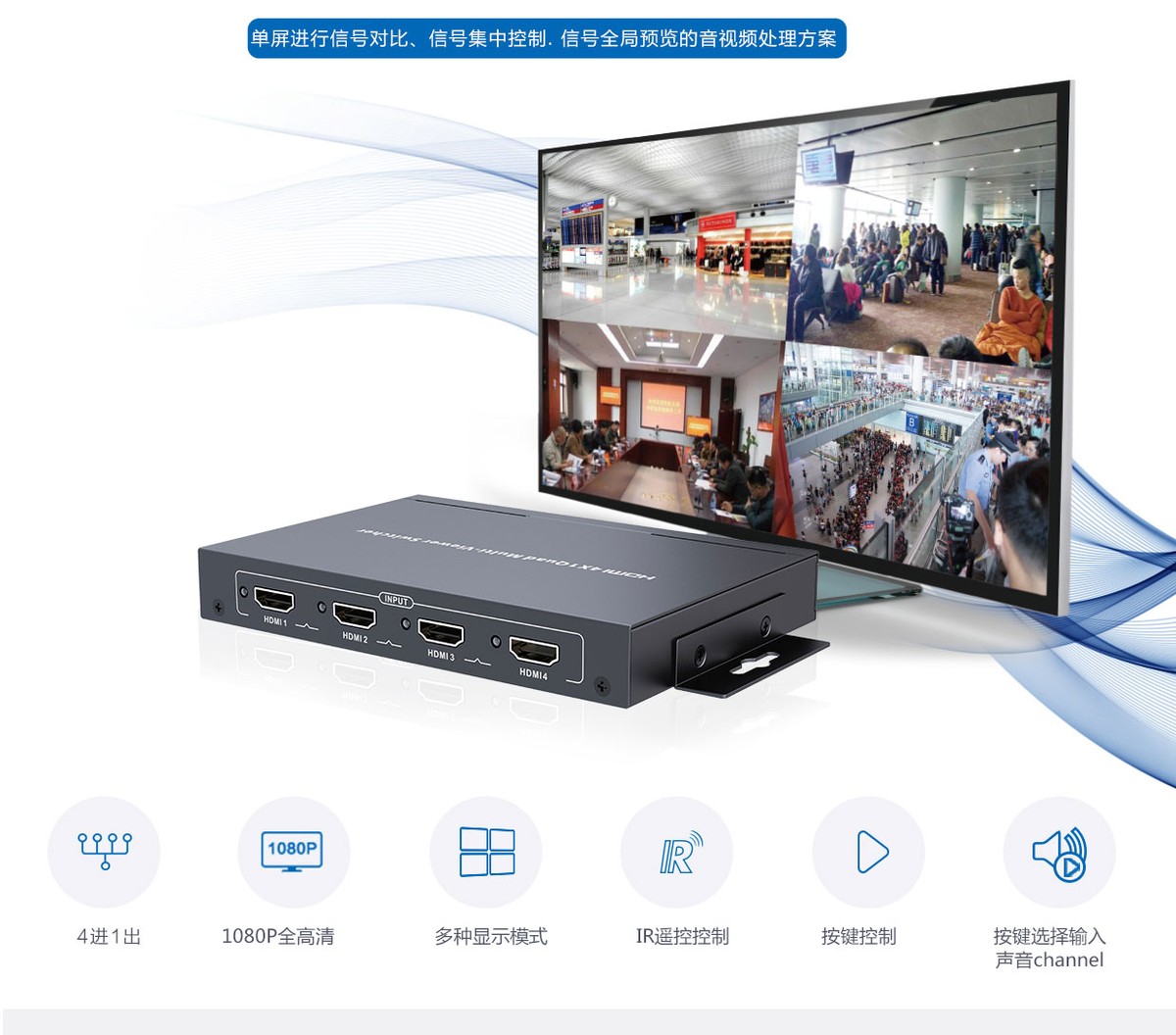 朗强hdmi网络传输器,朗强收发器