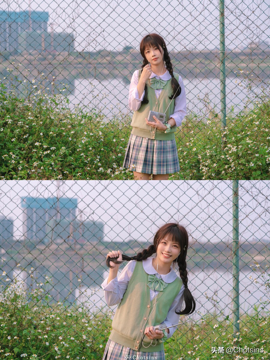 校园f4拍照足球场,校园姐妹拍照足球场