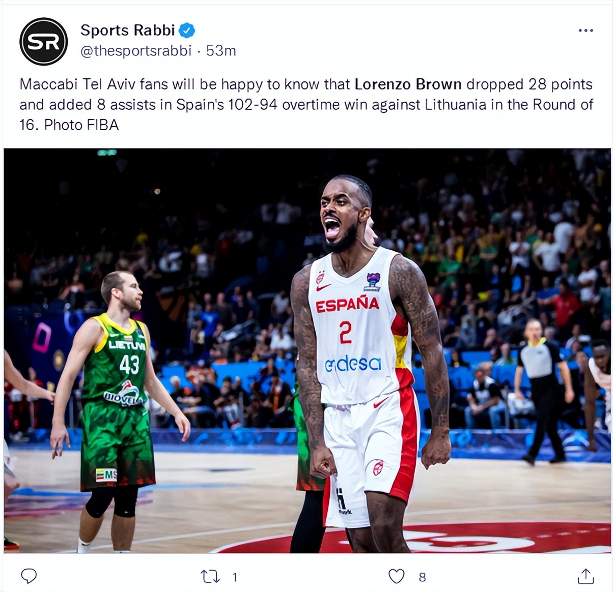 2020欧洲杯西班牙大胜意大利,立陶宛归化外援