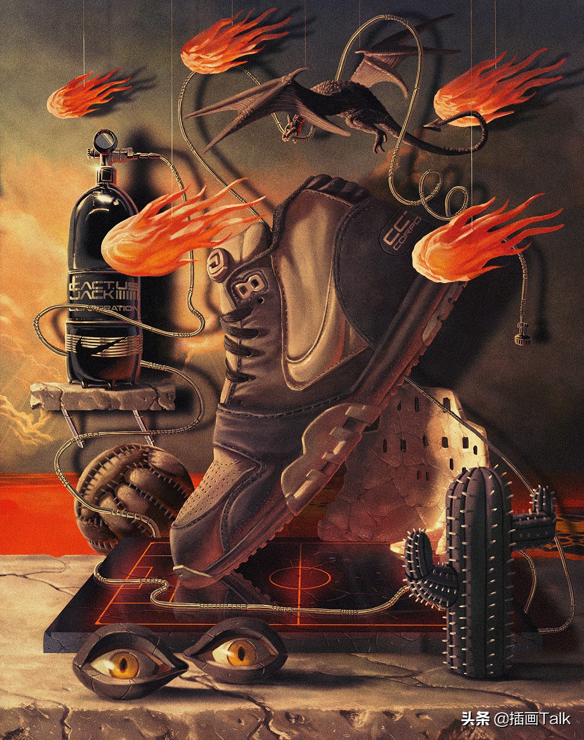 瑞士插画师DexterMaurer，微妙的和谐感